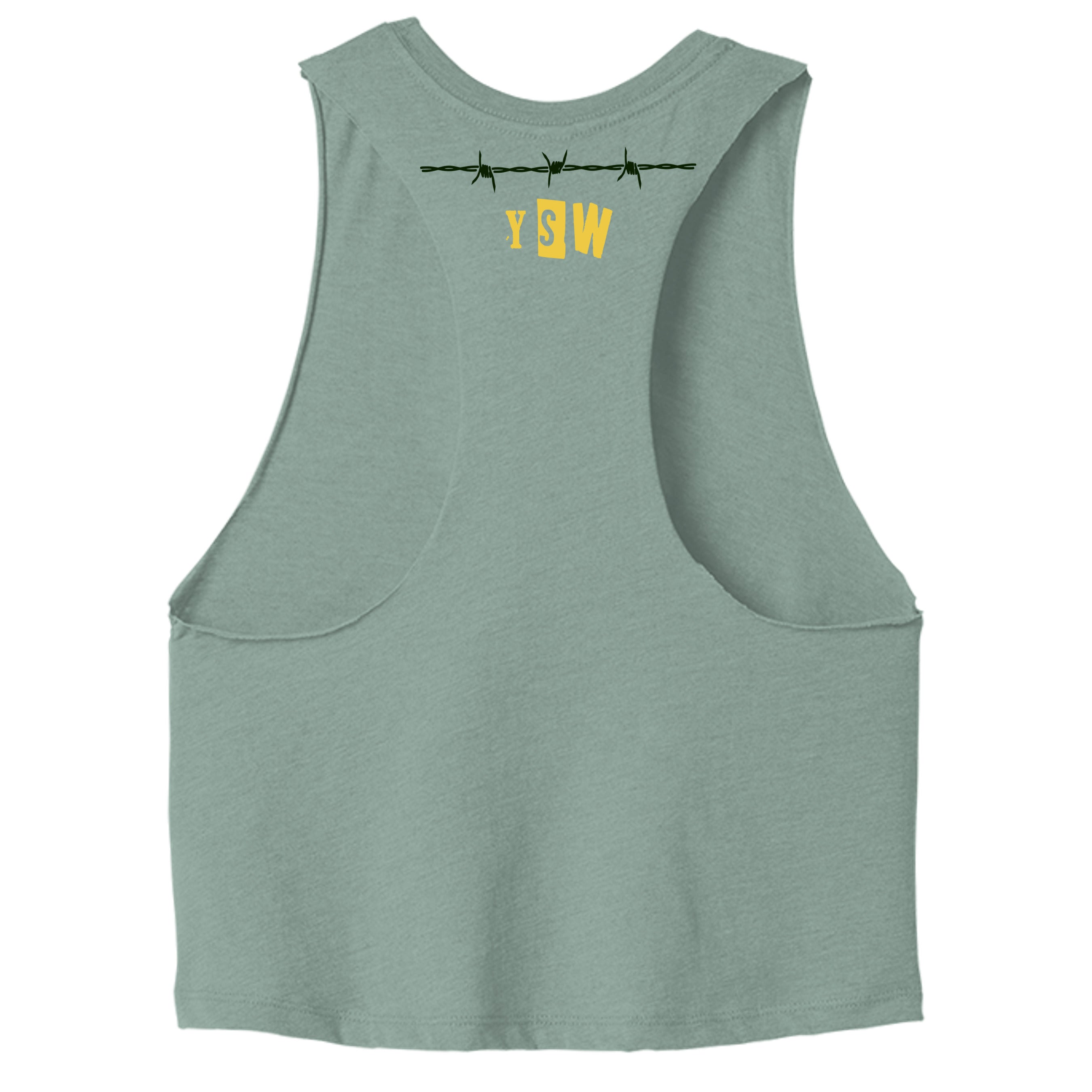 Heather Dusty Blue - 6682 - BACK